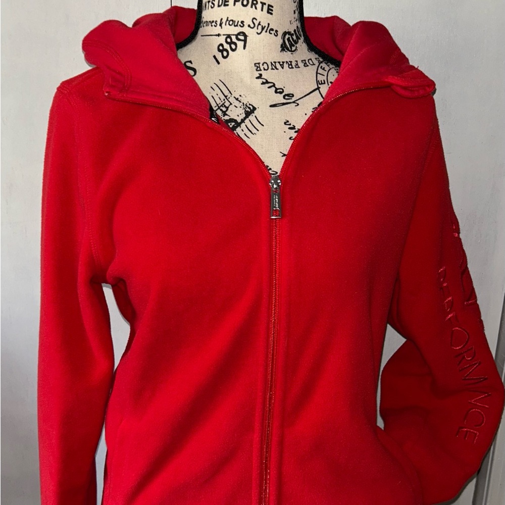 Women’s Calvin Klein Performance Red Zip-Up Jacket